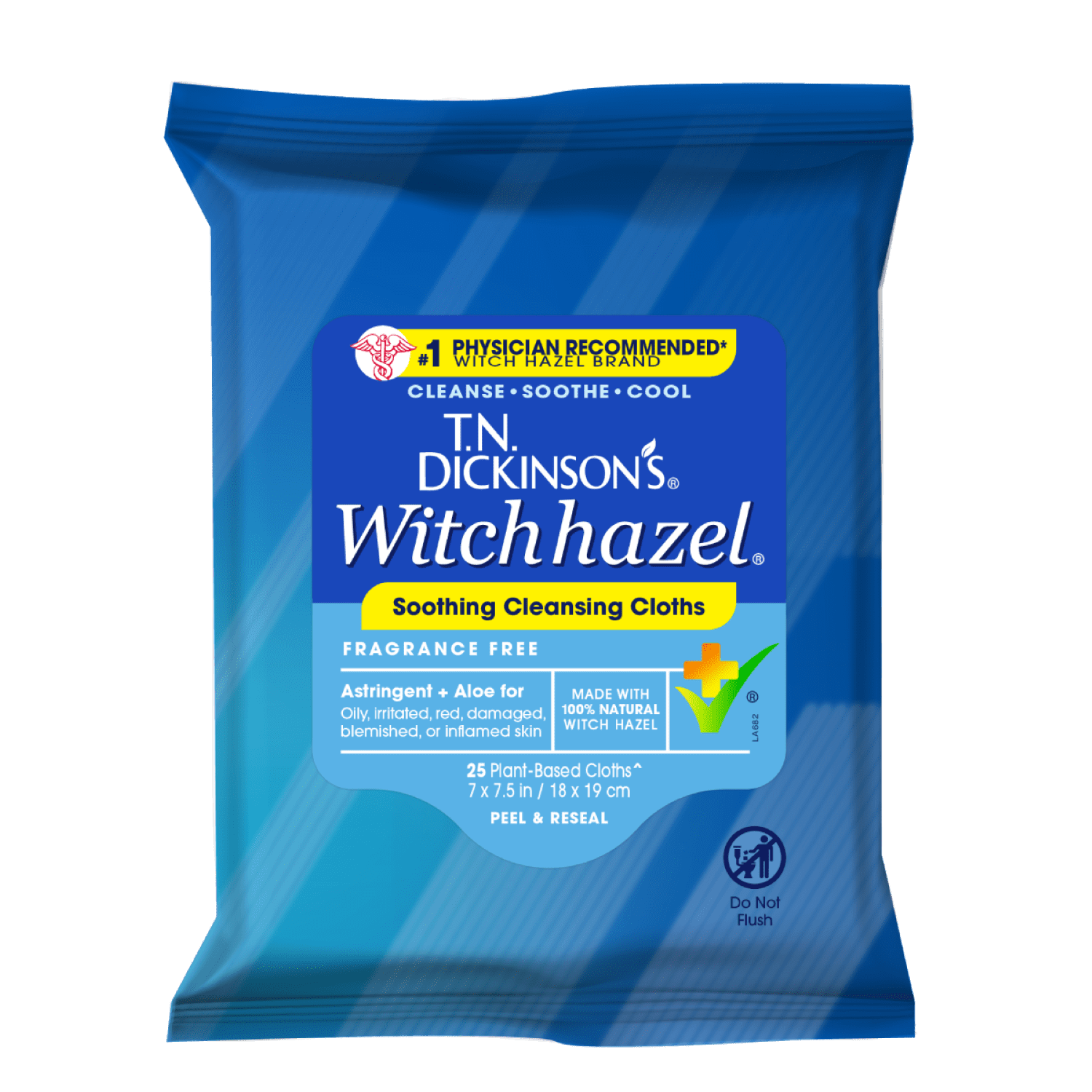 TN DICKINSONS WITCH HAZEL CLOTHS 25P