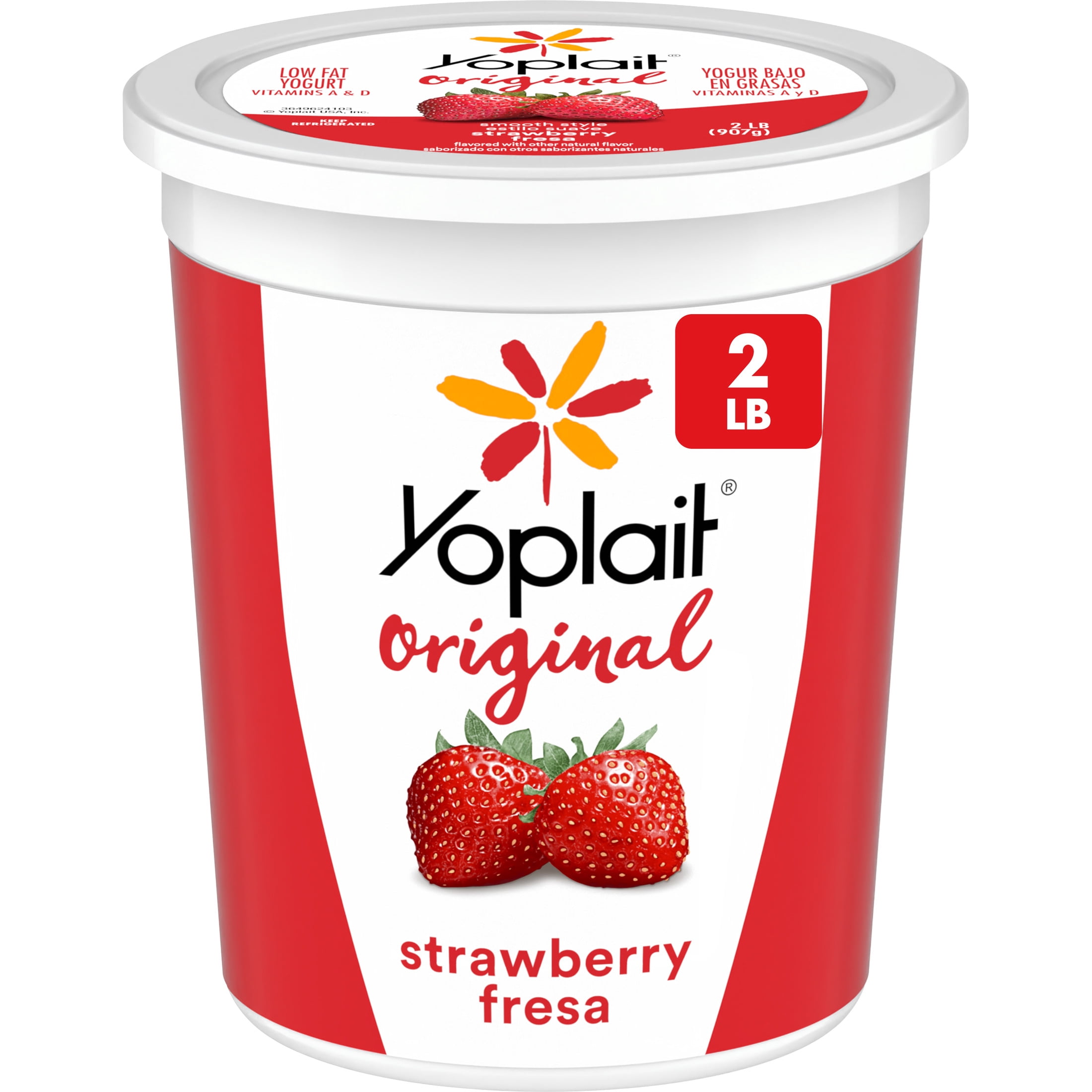 YOPLAIT STRAWBERRY LOW FAT 32OZ