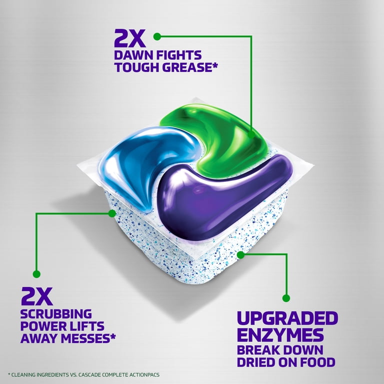CASCADE PLATINUM DISHWASH PODS