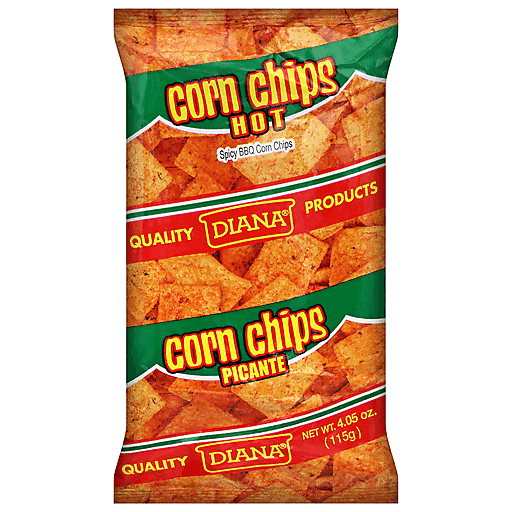 DIANA CORN CHIPS HOT 4.05OZ
