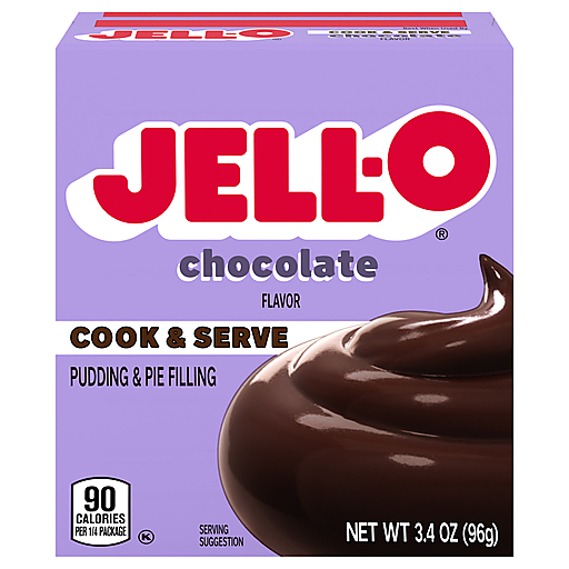 JELLO CHOCOLATE COOK&SERVE 3.4OZ