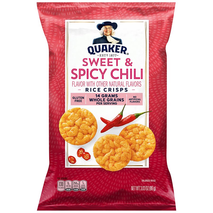 QUAKER SWEET & SPICY CHILI RICE CRISPS