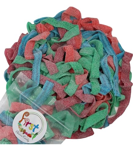 GUMMY BEAR SOURBELT STRAWBERRY 5OZ