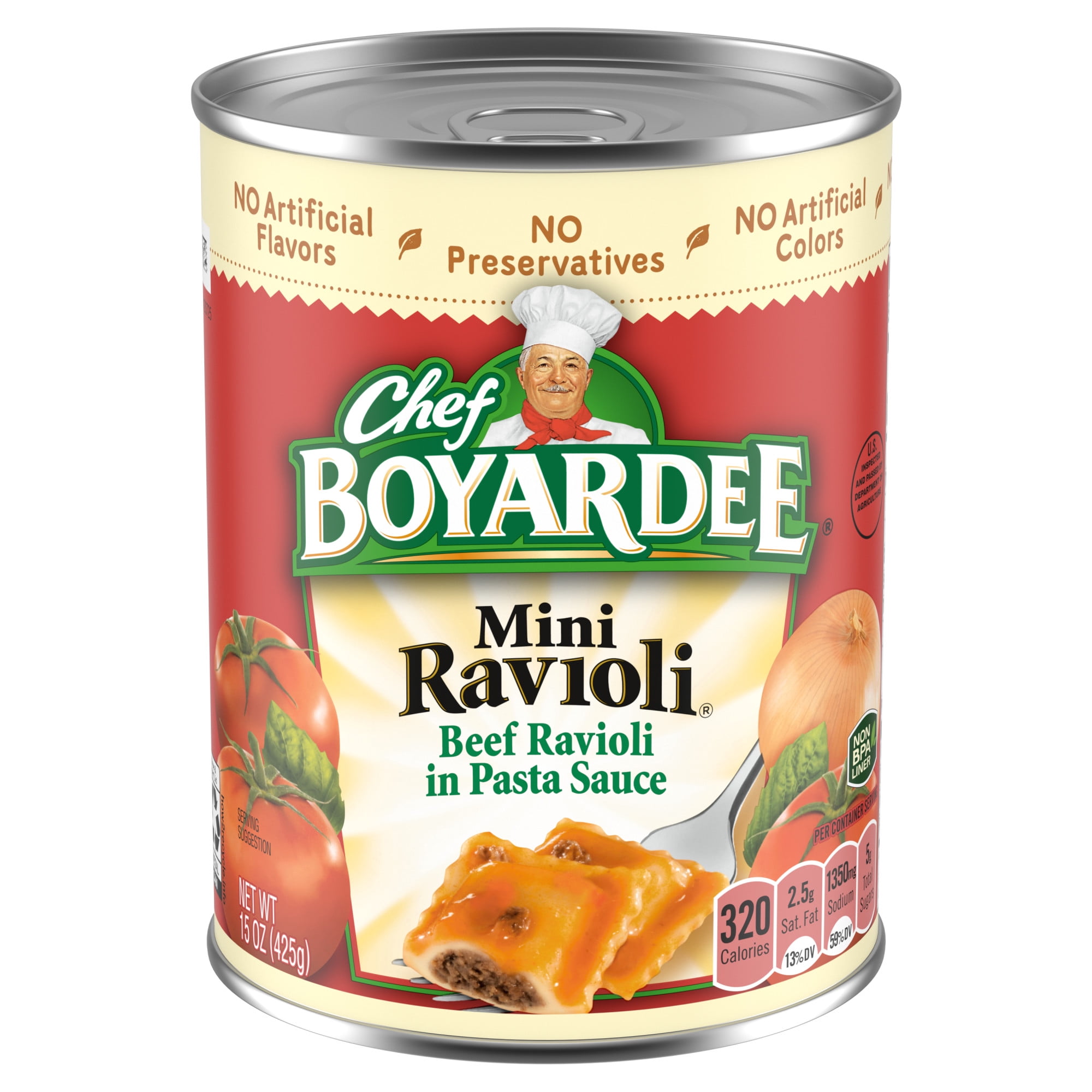 CHEF BOYARDEE MINI RAVIOLI 15OZ