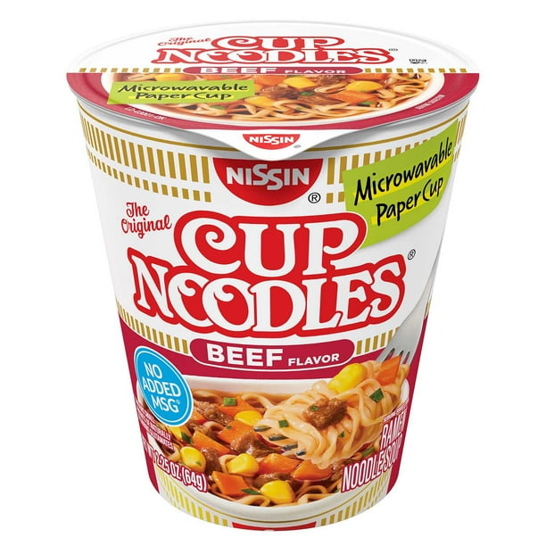 NISSIN CUP NOODLES BEEF 2.25OZ