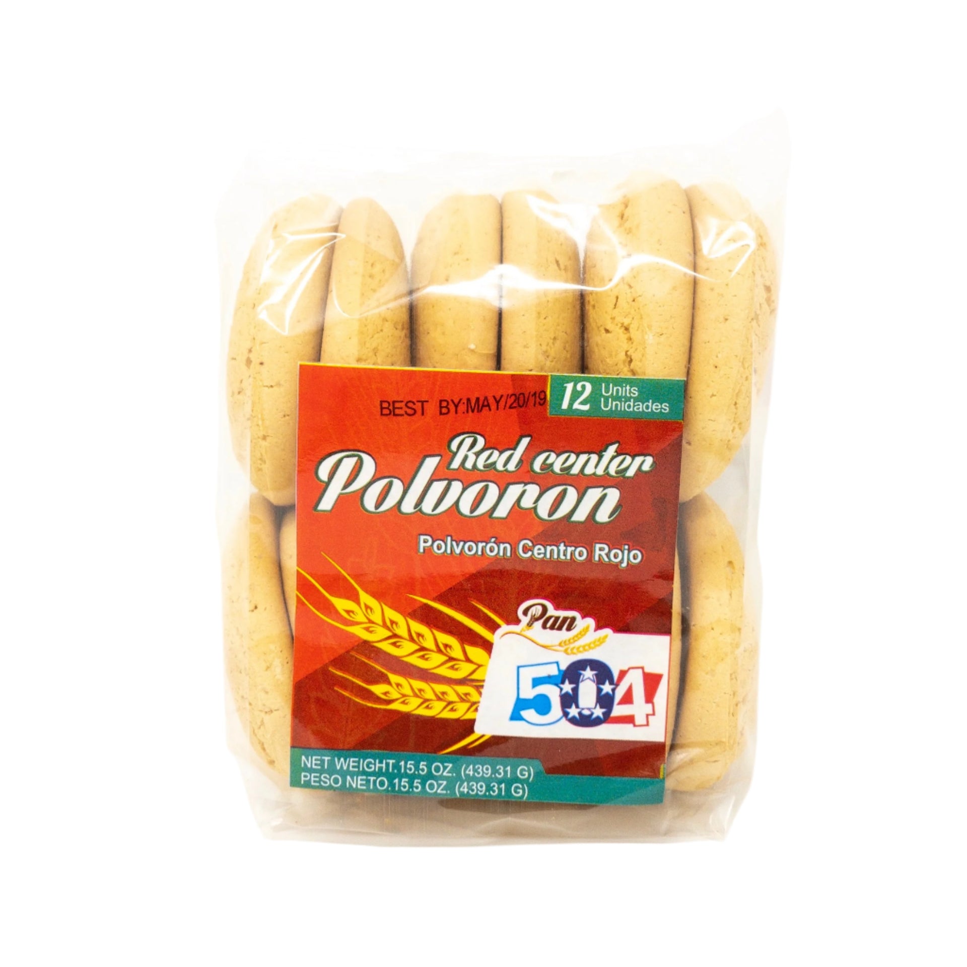 PAN 504 RED CENTER POLVORO 12P