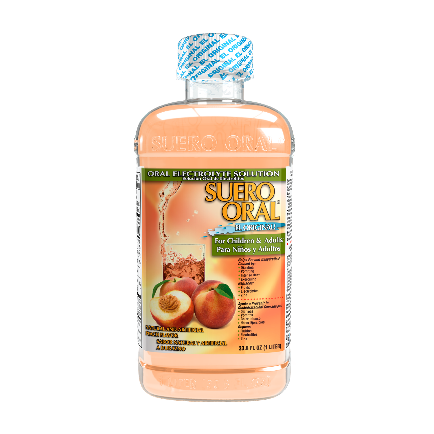 SUERO ORAL PEACH 33.8OZ