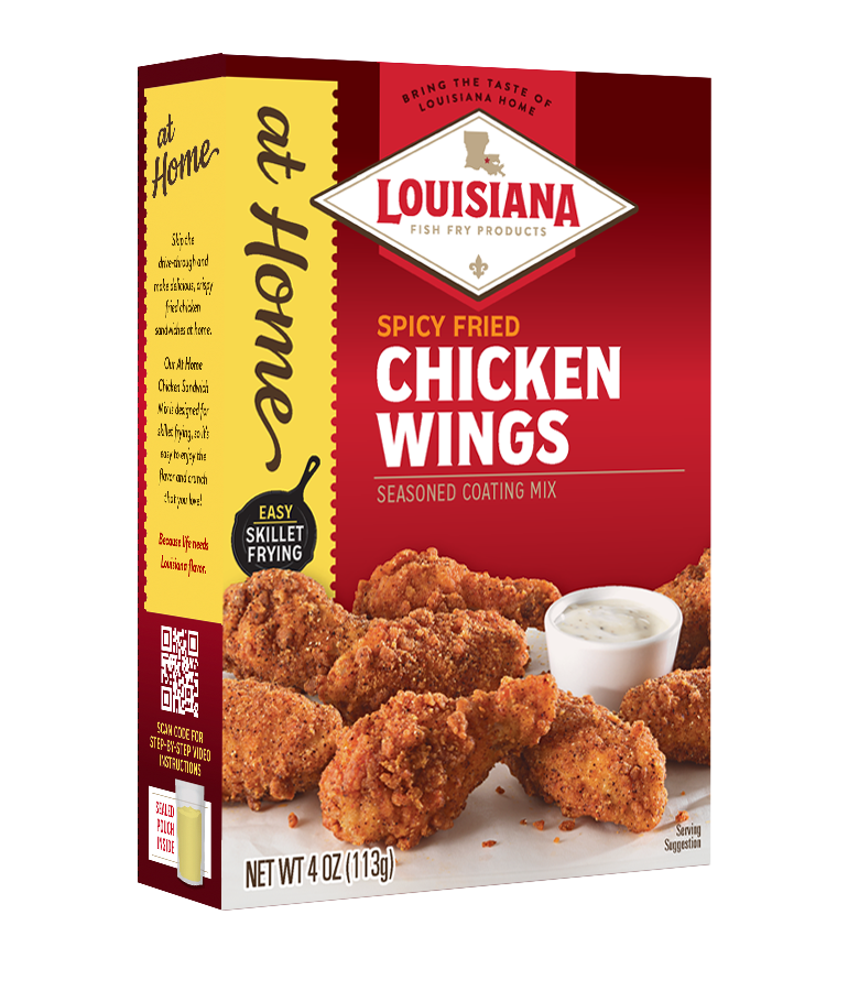 LOUISIANA SPICY CHICKEN WINGS MIX 4OZ