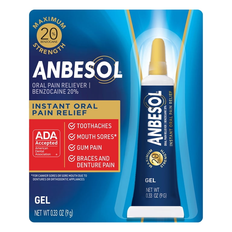 ANBESOL GEL OAIN RELIEF 0.33OZ