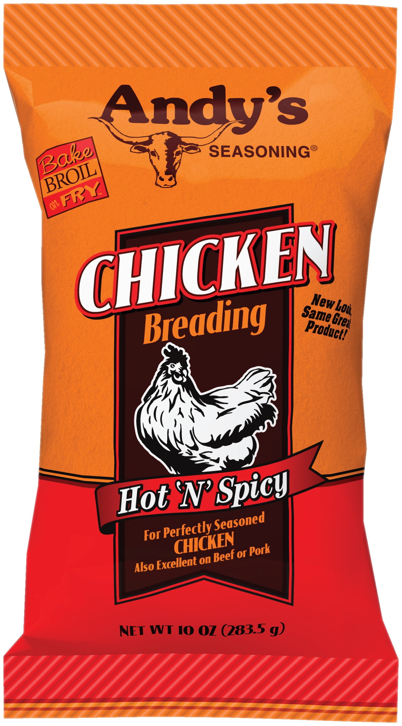 ANDYS CHICKEN BREADING HOT N SPICY 10OZ