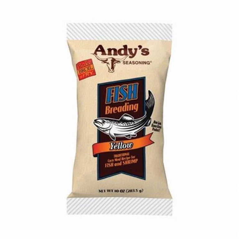 ANDYS FISH BREADING YELLOW 10OZ