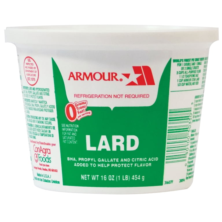 ARMOUR LARD 16OZ