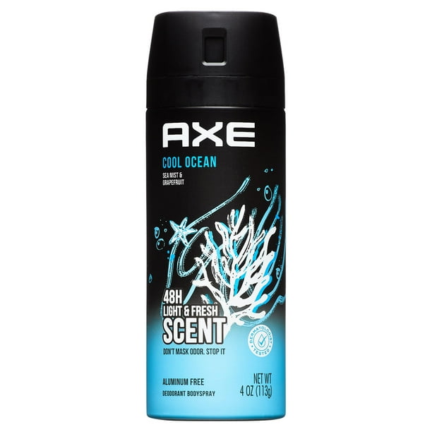 AXE BODY SPRAY COOL OCEAN 4OZ