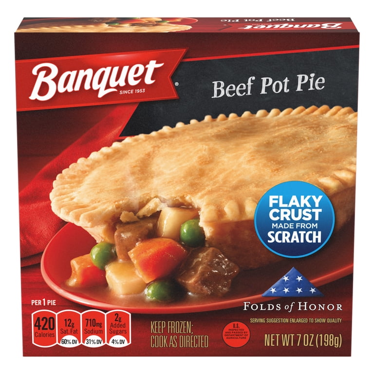 BANQUET BEEF POT PIE 7OZ