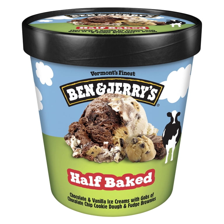 BEN & JERRYS HALF BAKED 1PINT