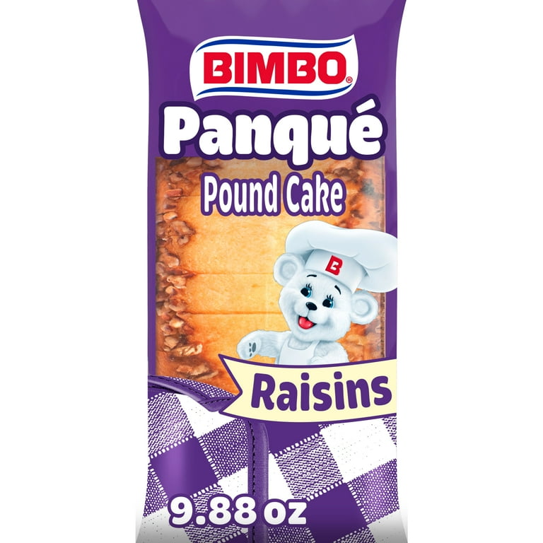 BIMBO POUND CAKE WITH RAISINS 9.88OZ
