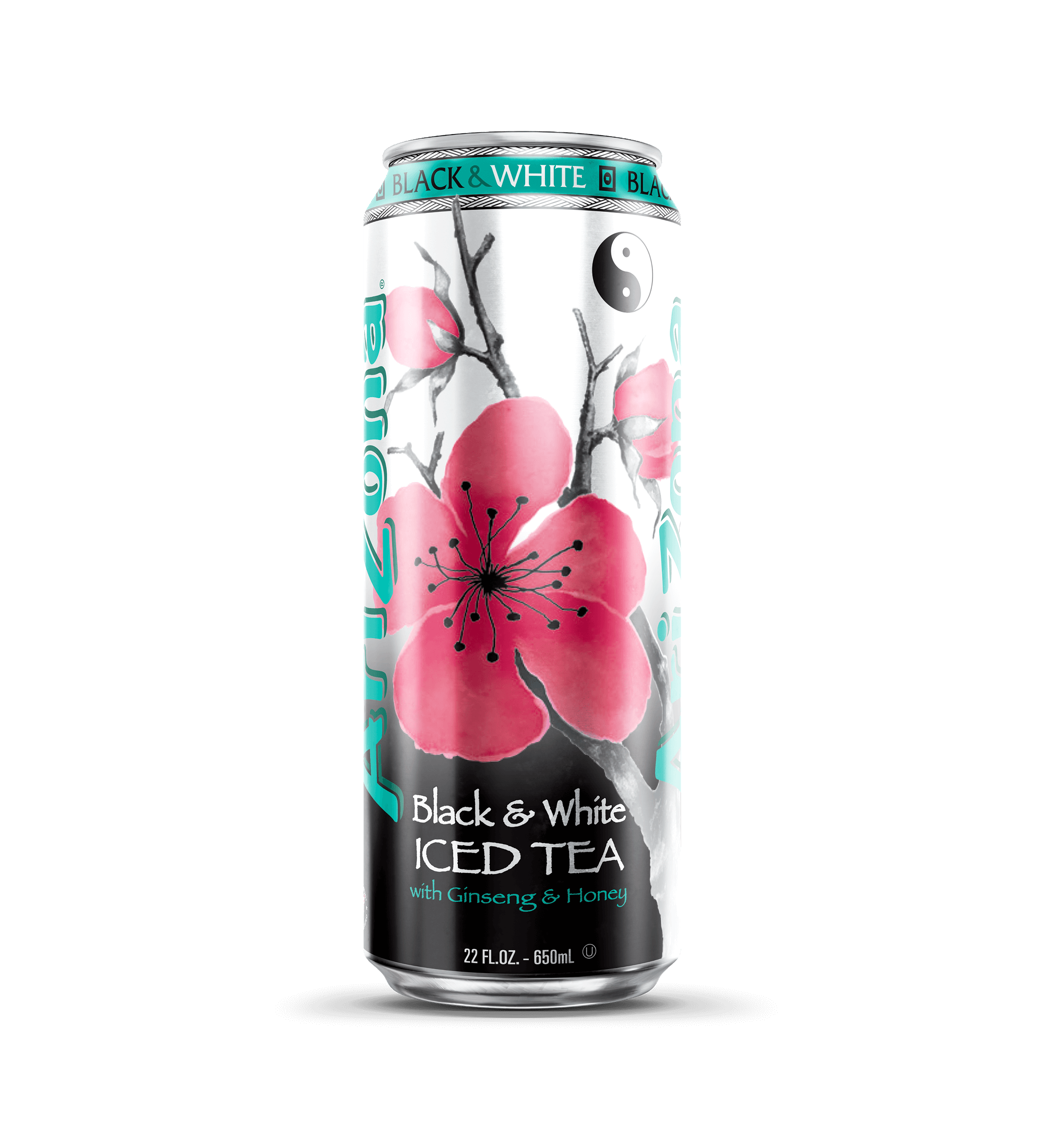 ARIZONA BLACK & WHITE ICED TEA 22OZ