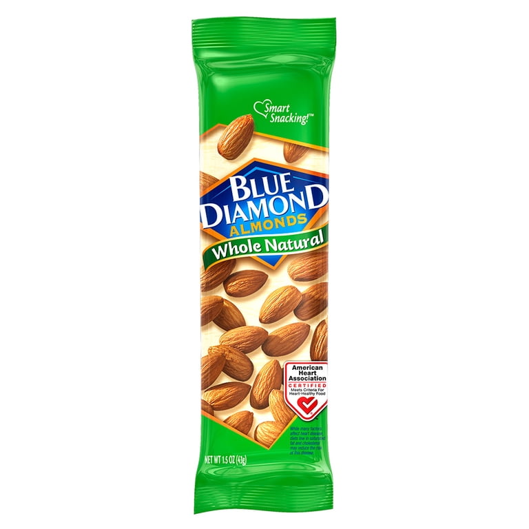BLUE DIAMOND ALMONDS WHOLE NATURAL 1.5OZ