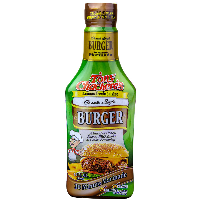 TONY CHACHERES BURGER MARINADE 12OZ