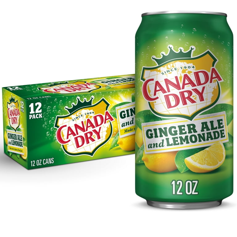 CANADA DRY GINGER ALE LEMONADE 12P