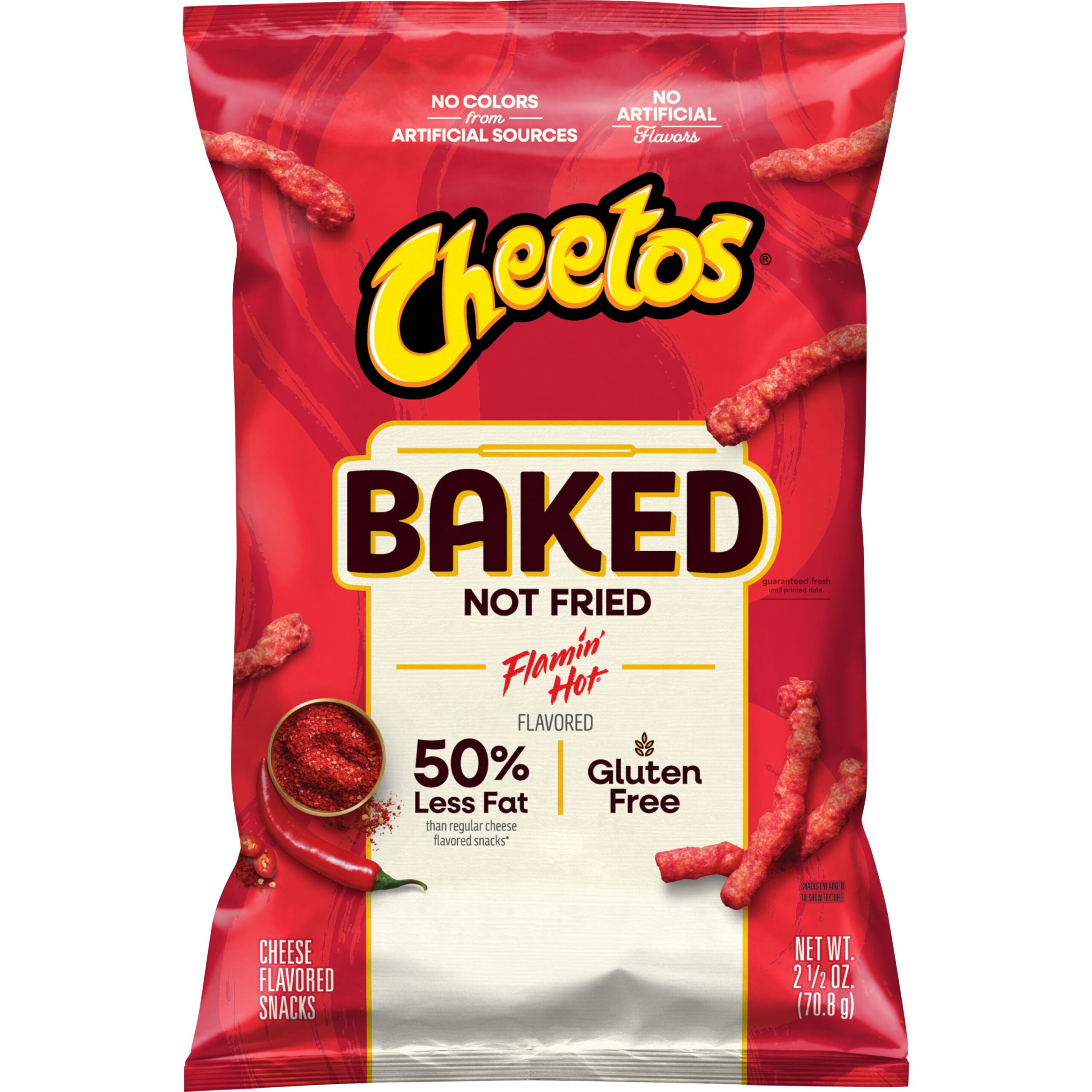 CHEETOS BAKED FLAMIN HOT 2.5OZ