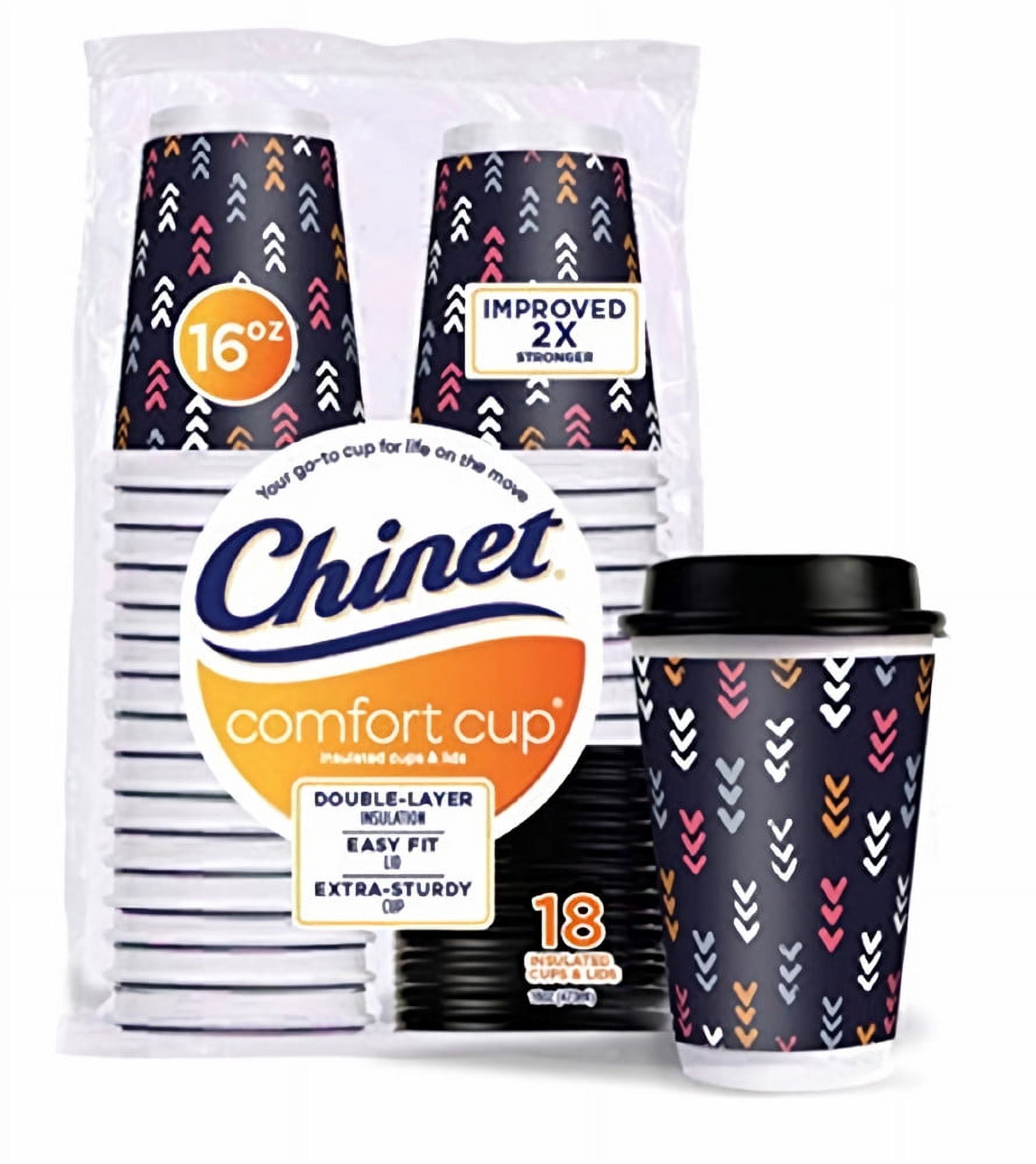 CHINET COMFORT HOT CUPS LIPS 18PC