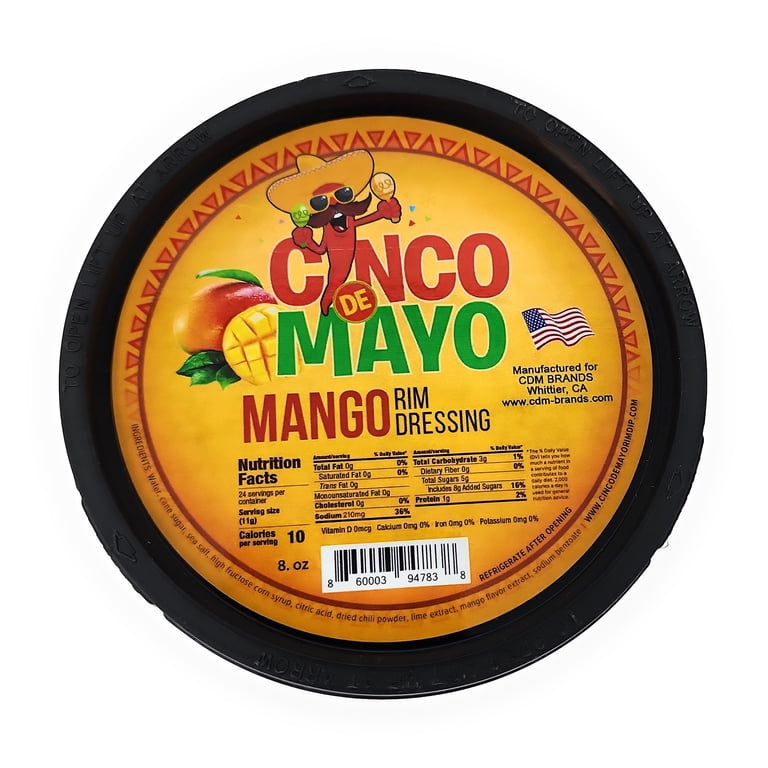 CINCO DE MAYO MANGO RIM DRESSING 8 OZ