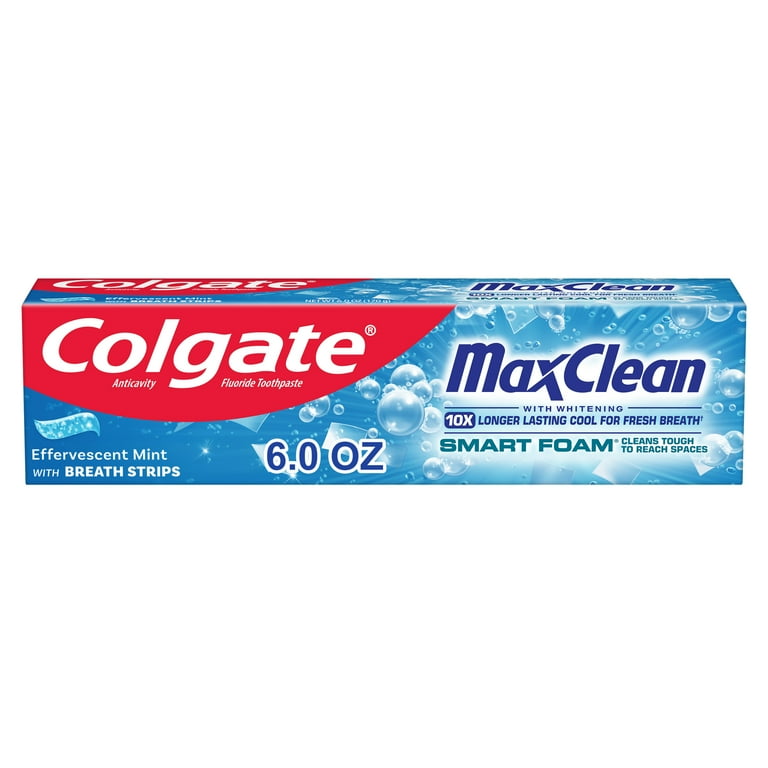 COLGATE TOOTHPASTE MAX CLEAN WHITENING 6OZ