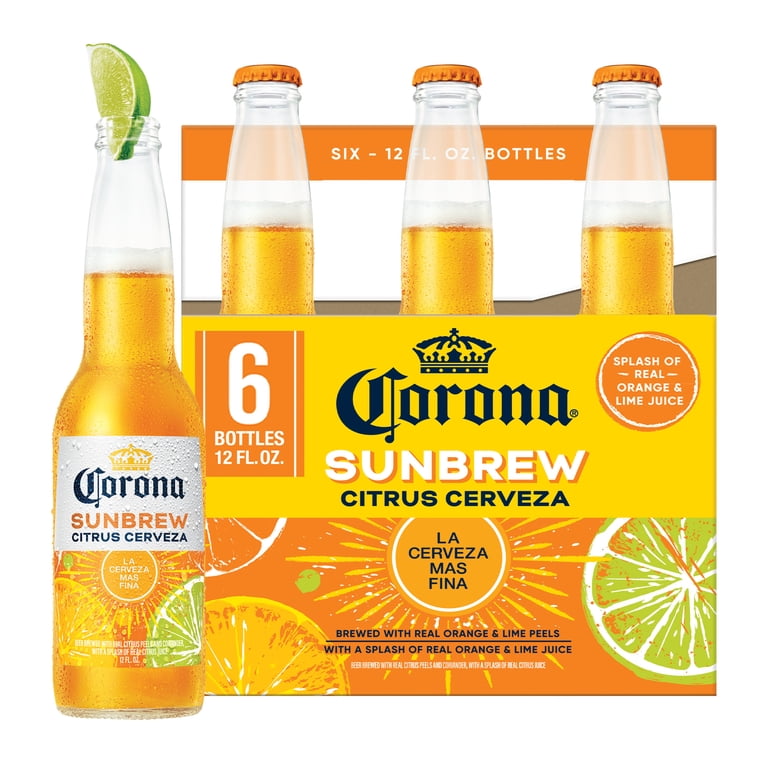 CORONA SUNBREW CITRUS CERVEZA 12OZ 6P