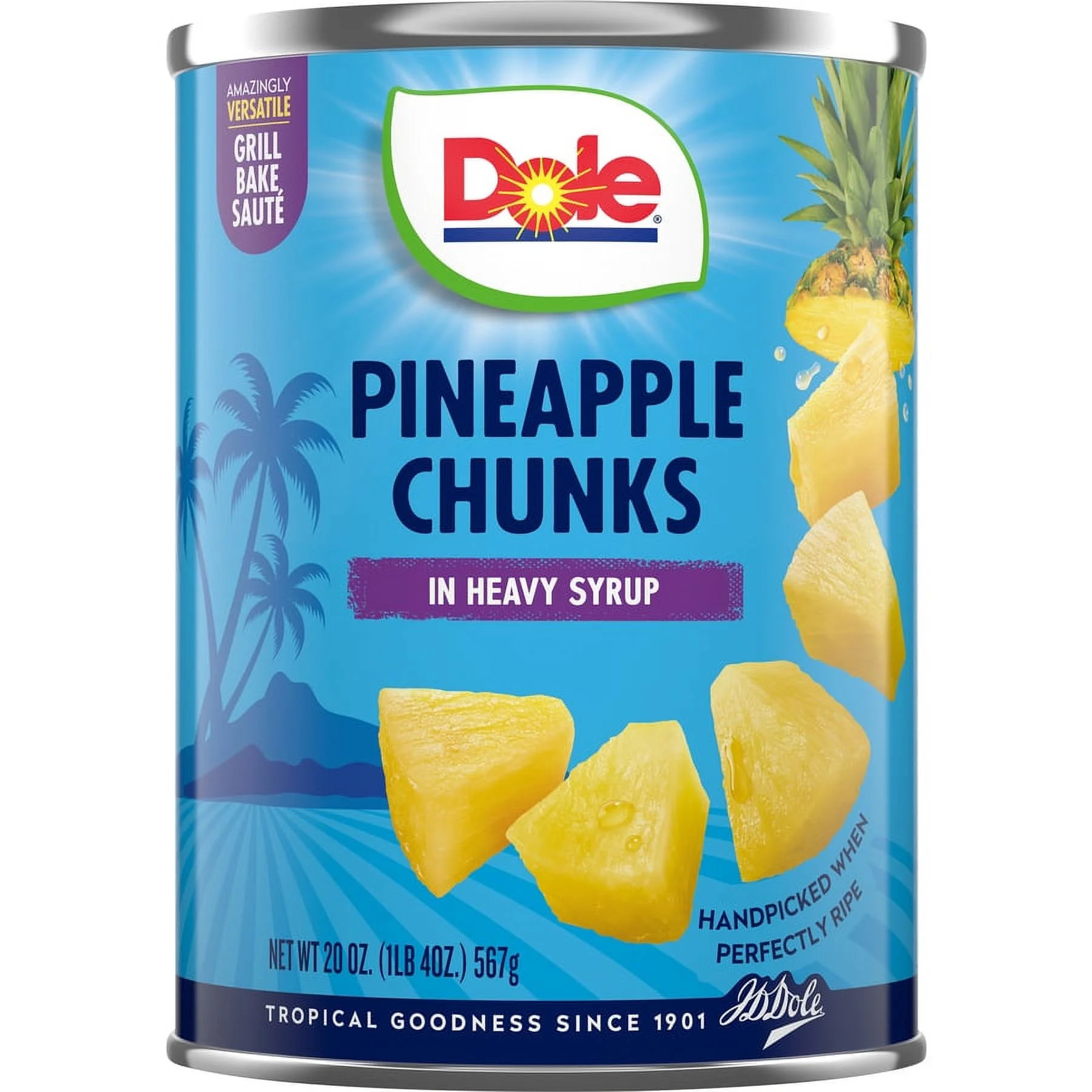 DOLE PINEAPPLE CHUNKS 20OZ