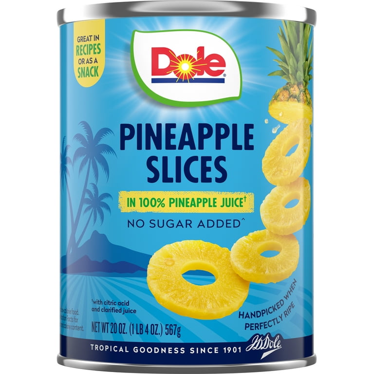 DOLE PINEAPPLE SLICES 20OZ