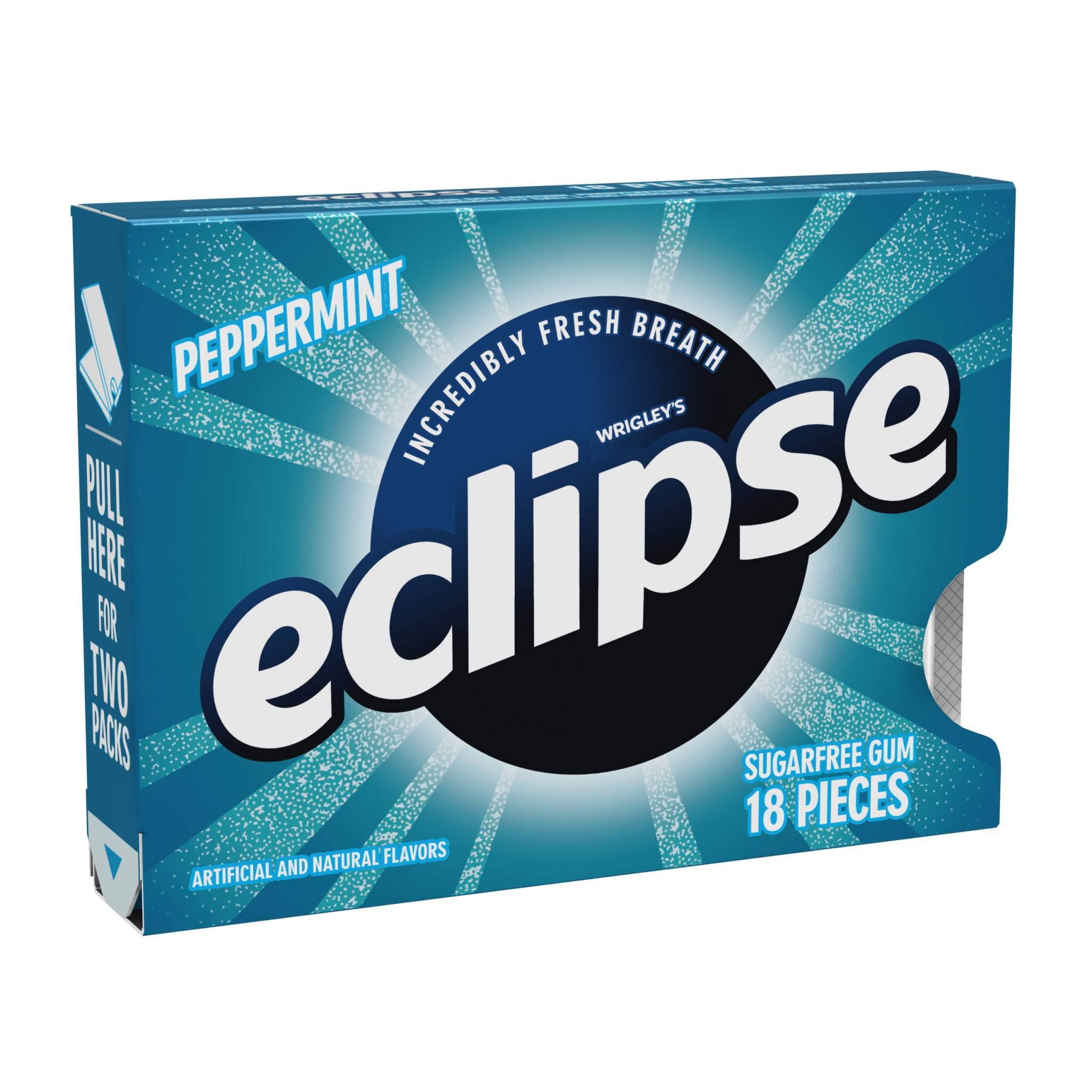ECLIPSE PEPPERMINT GUM 18P