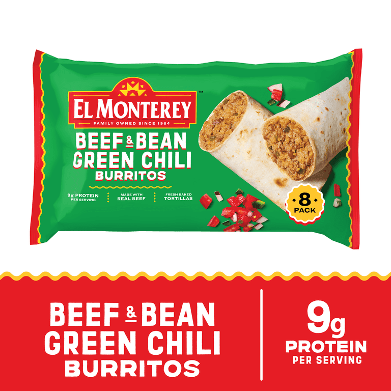 EL MONTEREY BEEF & BEAN GREEN CHILI 8P