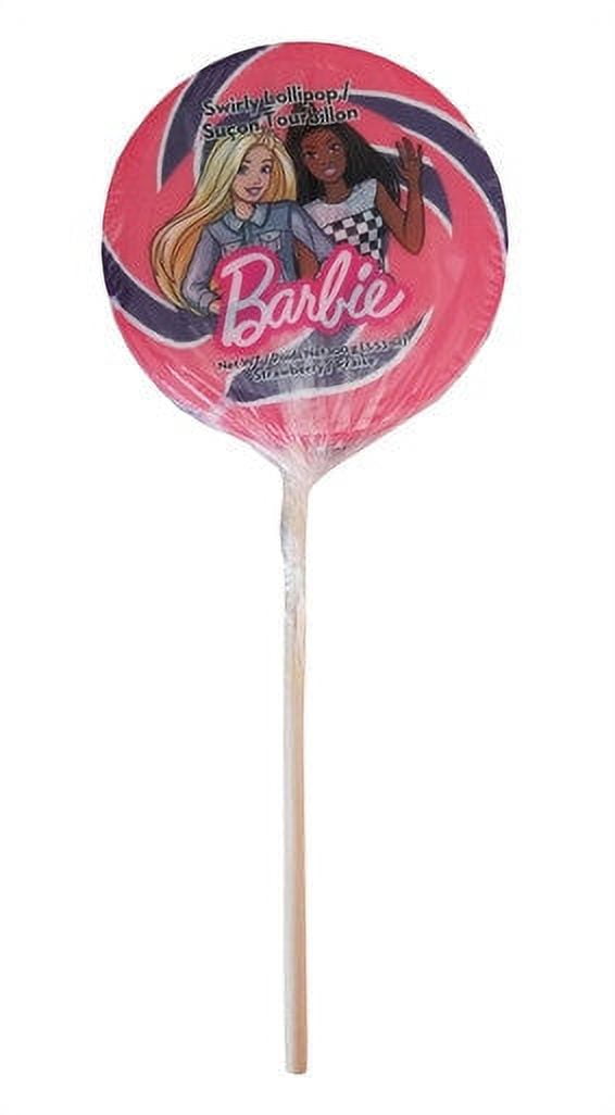 BARBIE SWIRLY LOLLIPOP STRAWBERRY