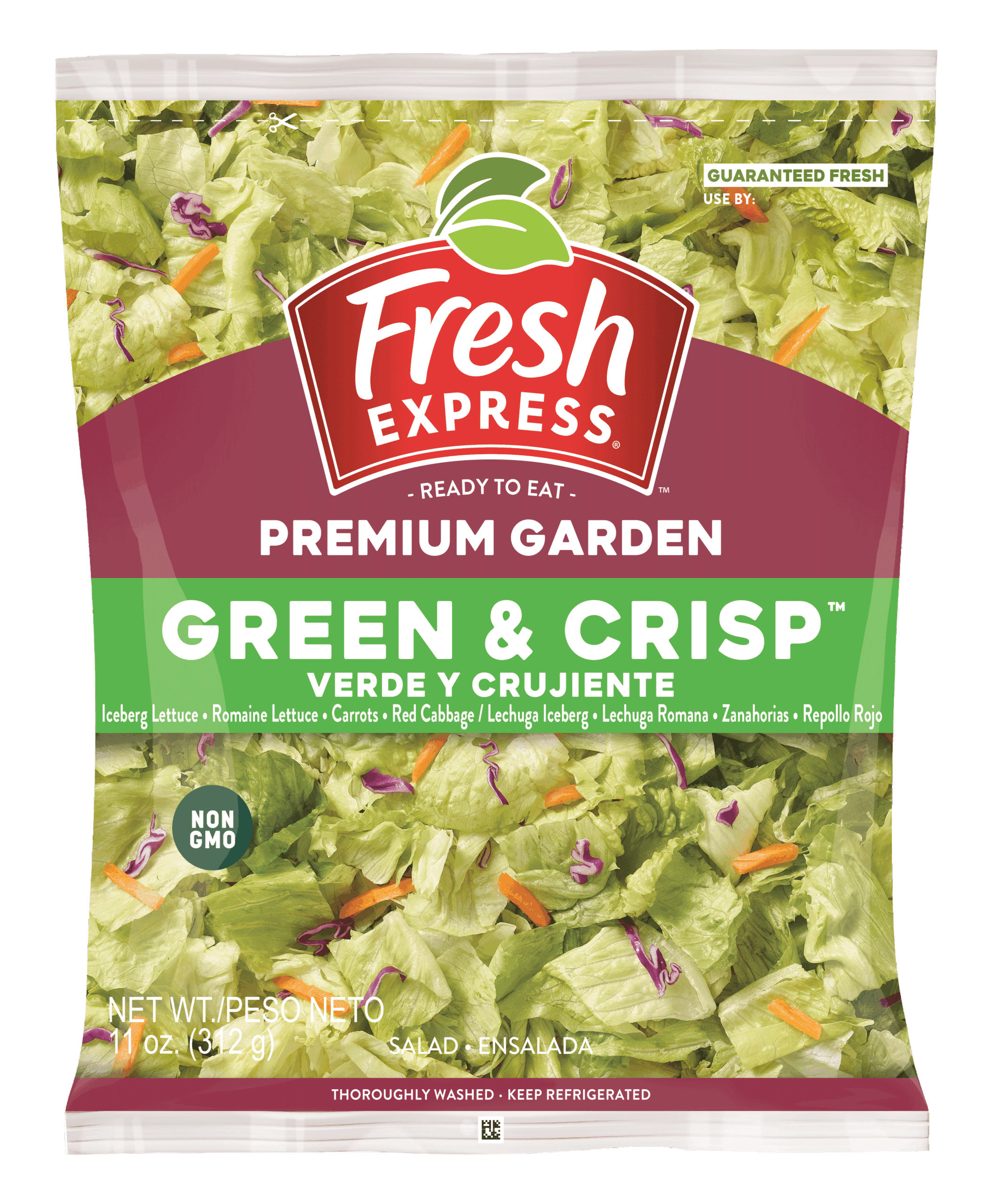FRESH EXPRESS GREEN & CRISP SALAD 11OZ