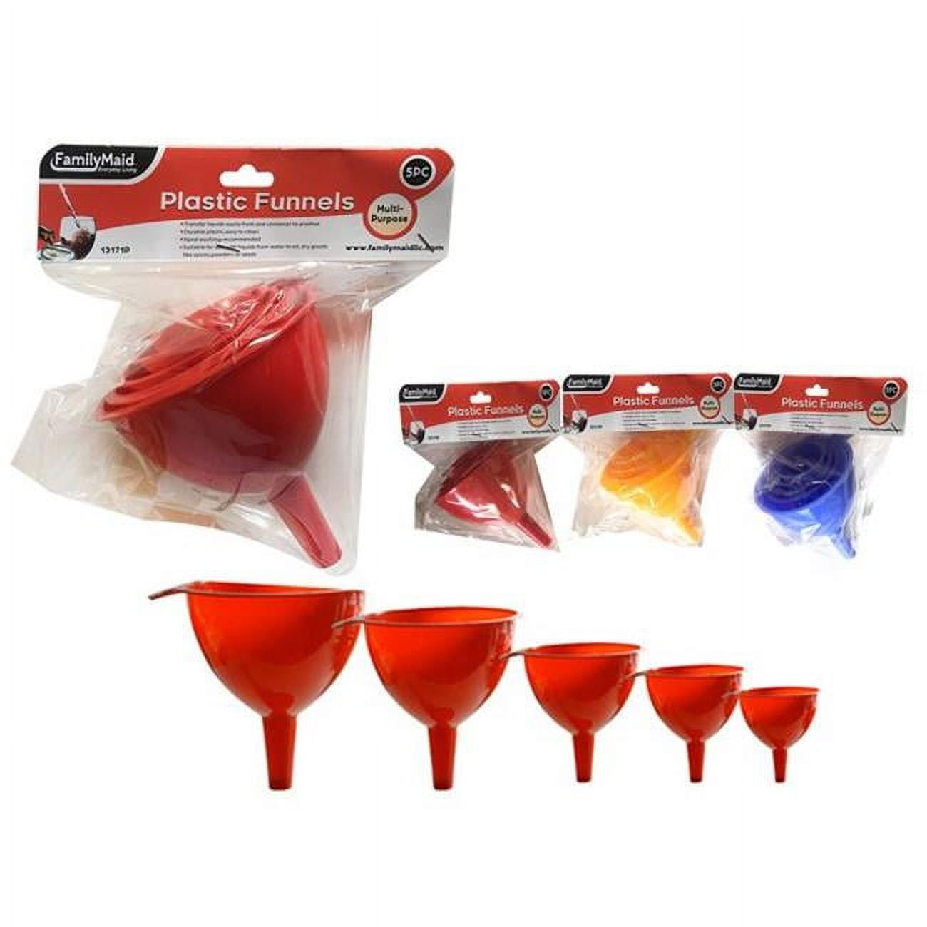 FAMILY MAID PLASTIC FUNNELS 5P