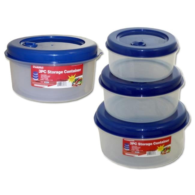 FAMILY MAID FOOD CONTAINER ROUND 3PC