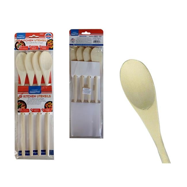 FAMILY MAID WOODEN SPOONS 4P