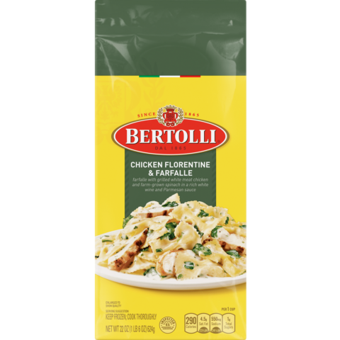 BERTOLLI CHICKEN FLORENTINE FARFALLE