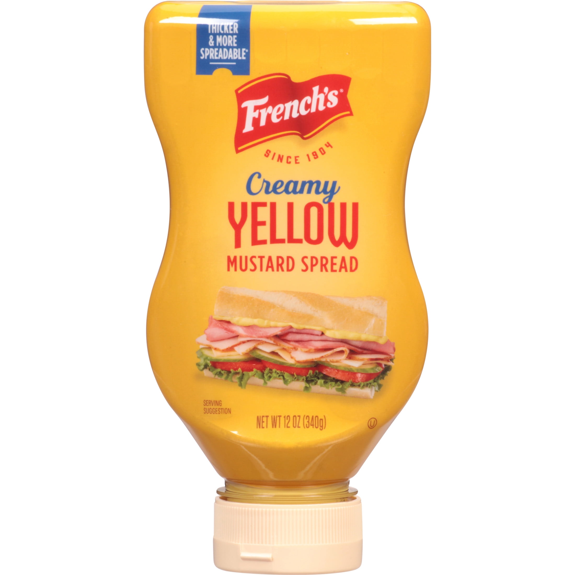 FRENCHS MUSTARD CREAMY YELLOW 12OZ