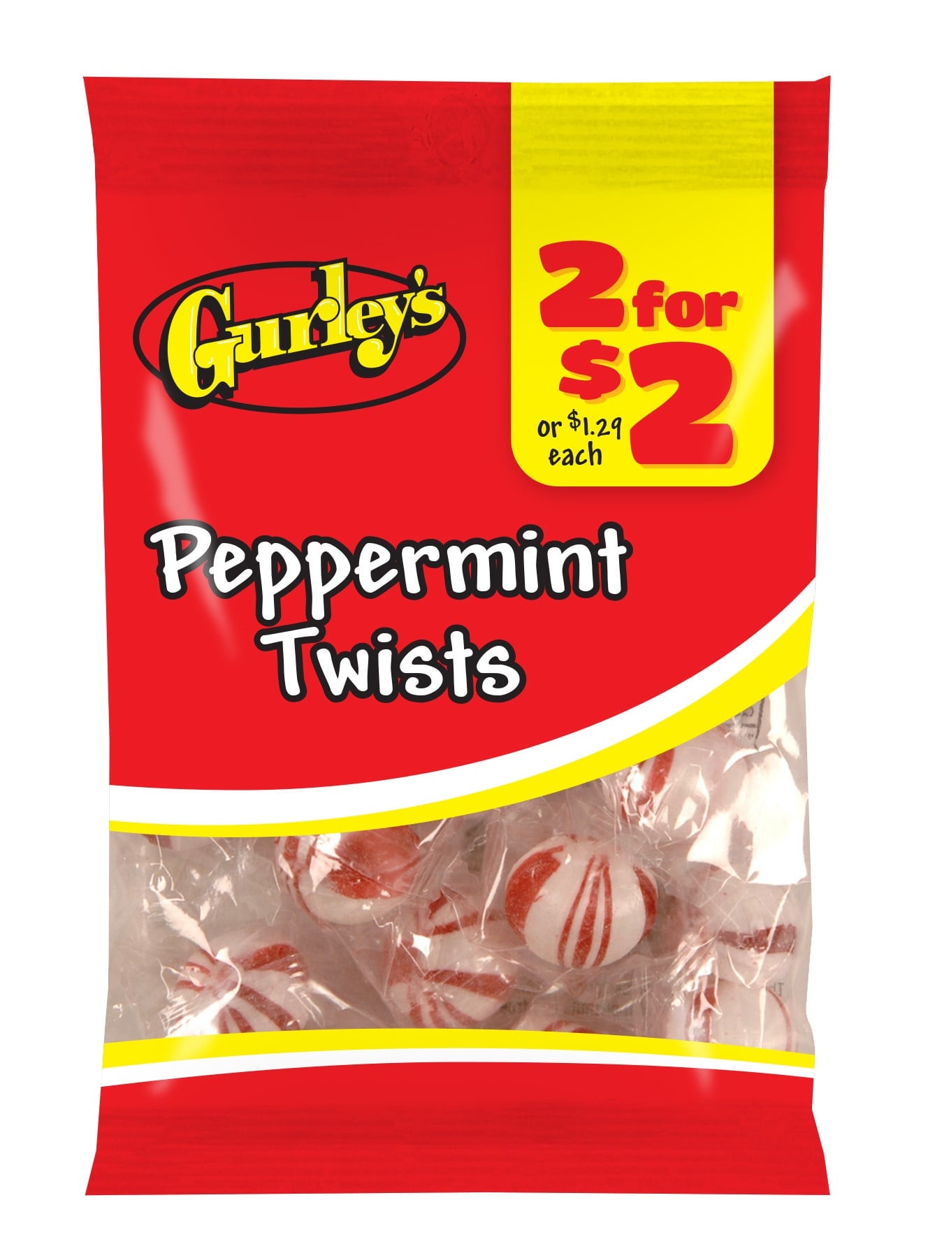 GURLEYS PEPPERMINT TWISTS