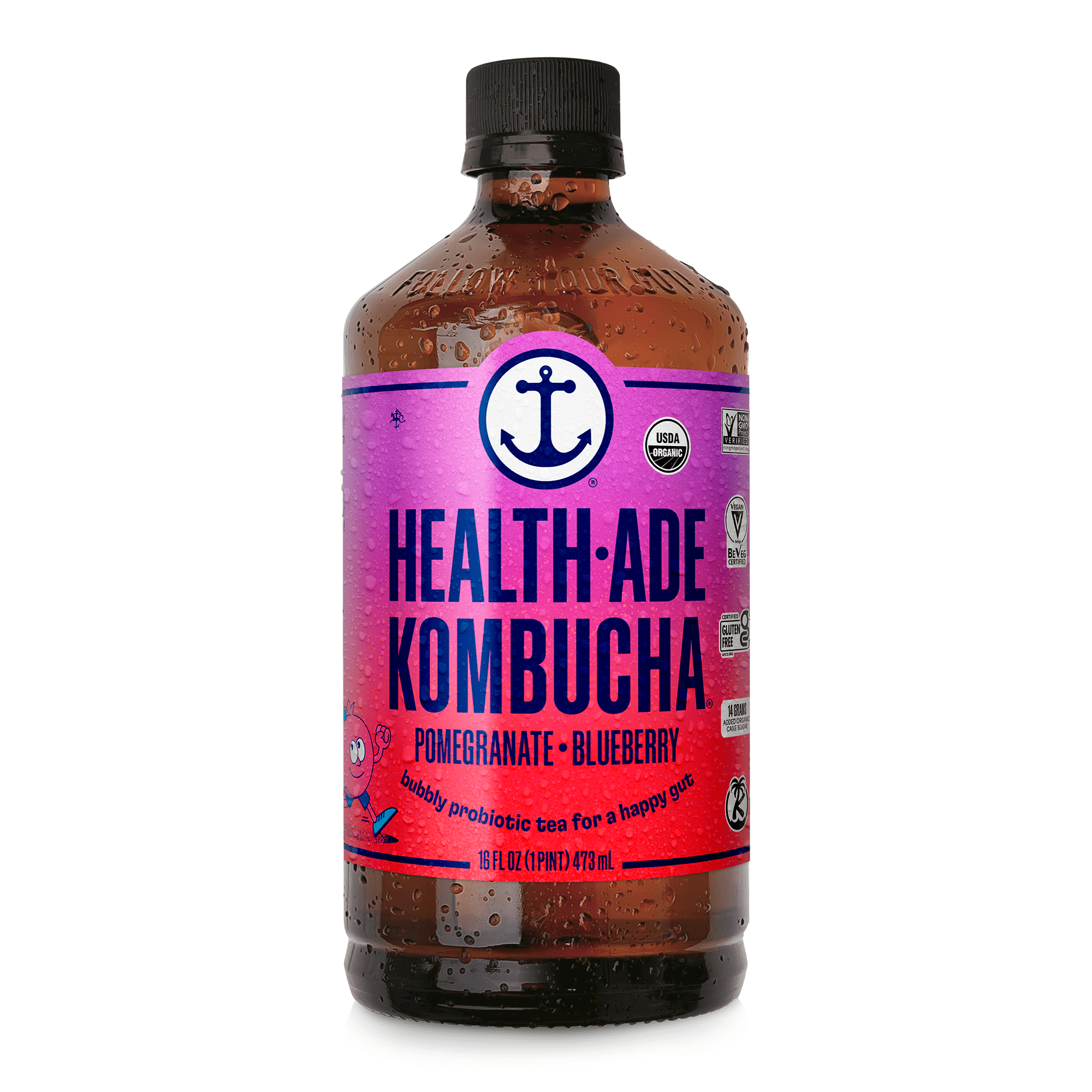 HEALTH ADE KOMBUCHA POMEGRANATE BLUEBERRY