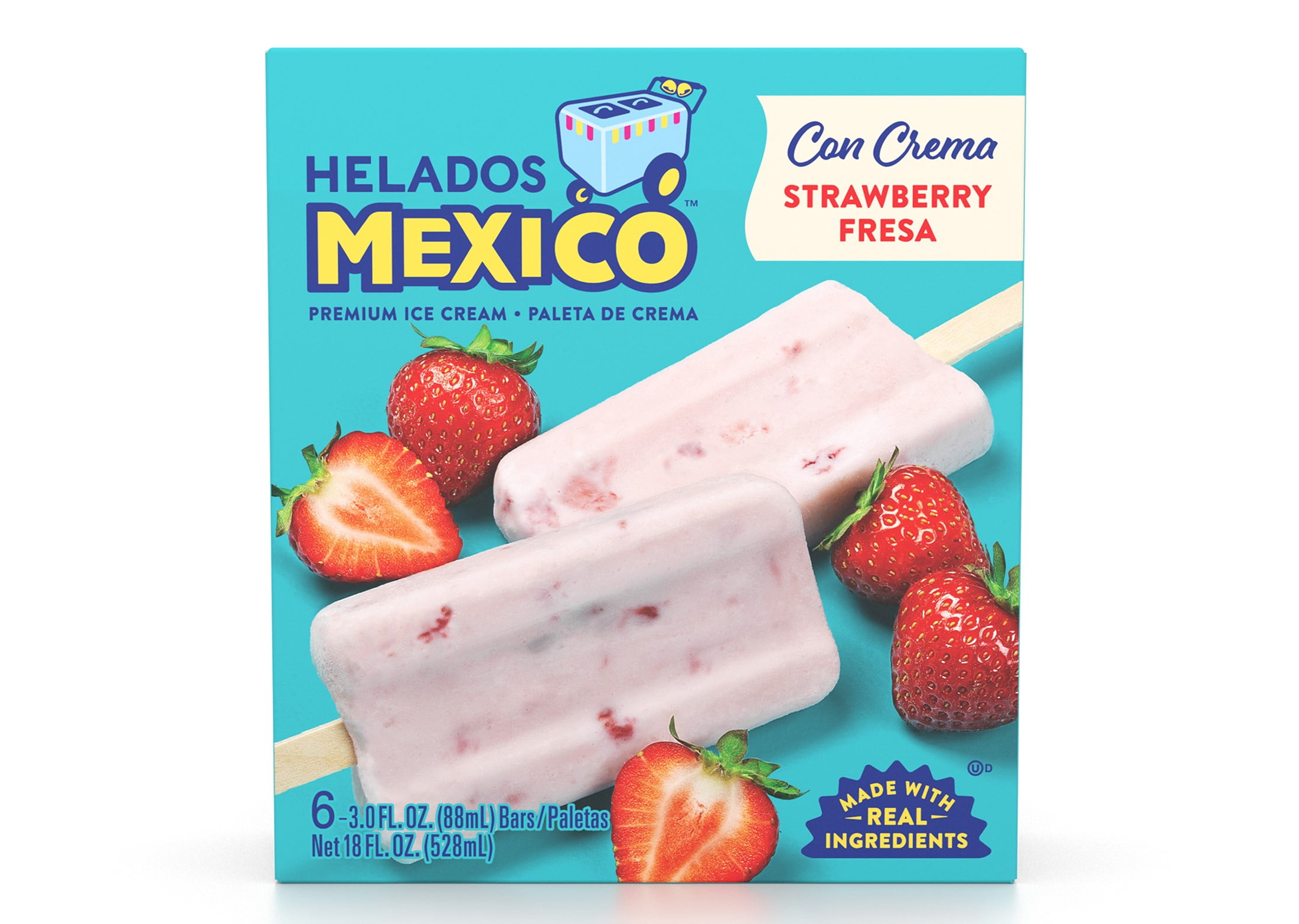 HELADO MEXICO STRAWBERRY 6P