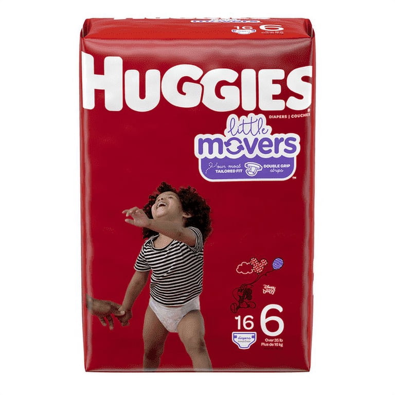 HUGGIES DIAPERS 6 16 PC