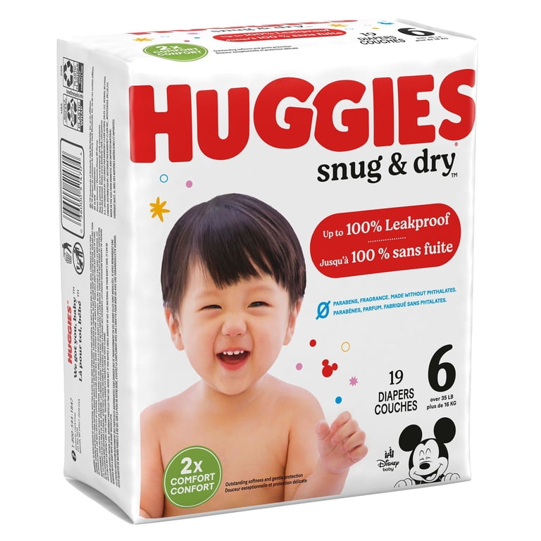 HUGGIES SNUG & DRY SIZE 6 19P