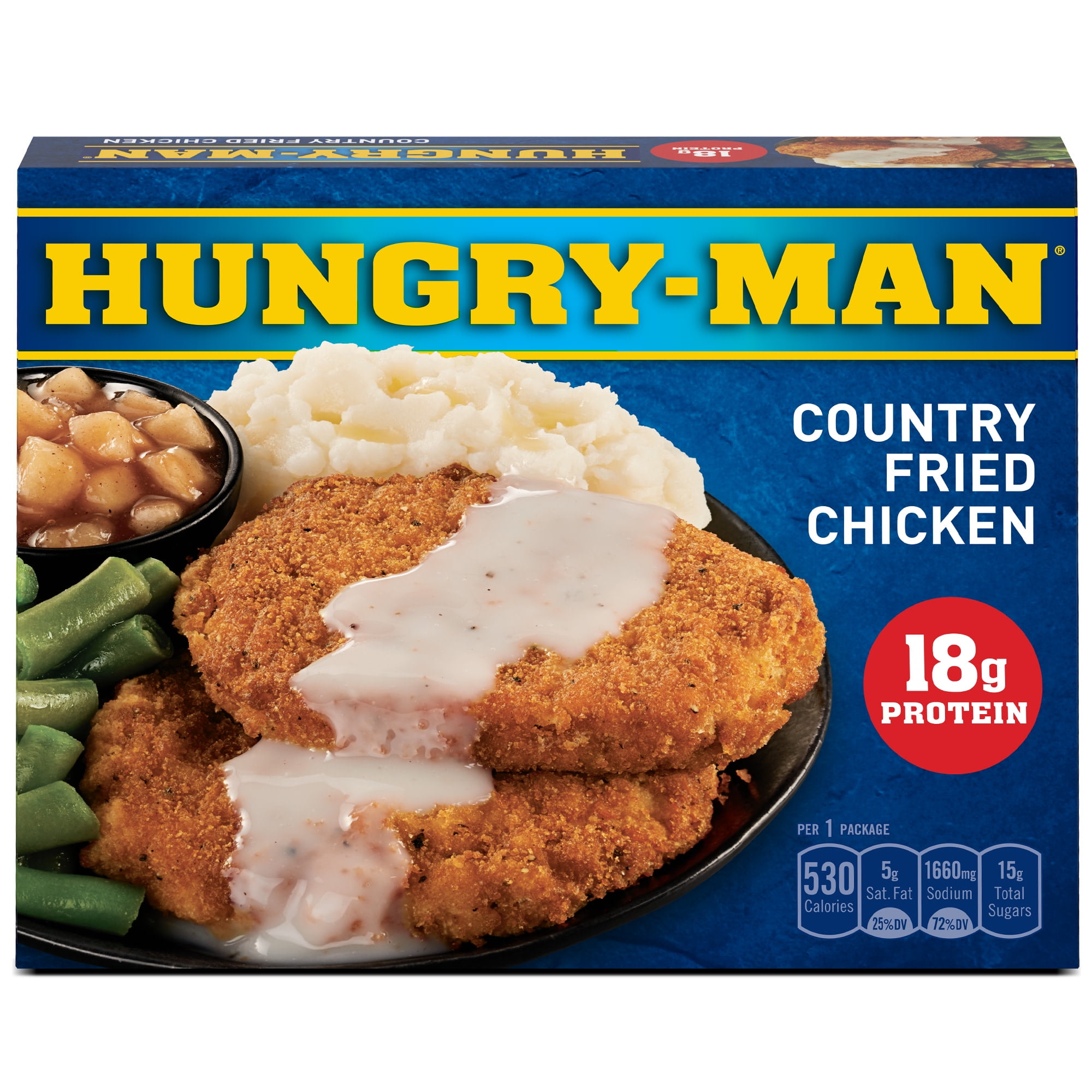 HUNGRY MAN COUNTRY FRIED CHICKEN 16OZ