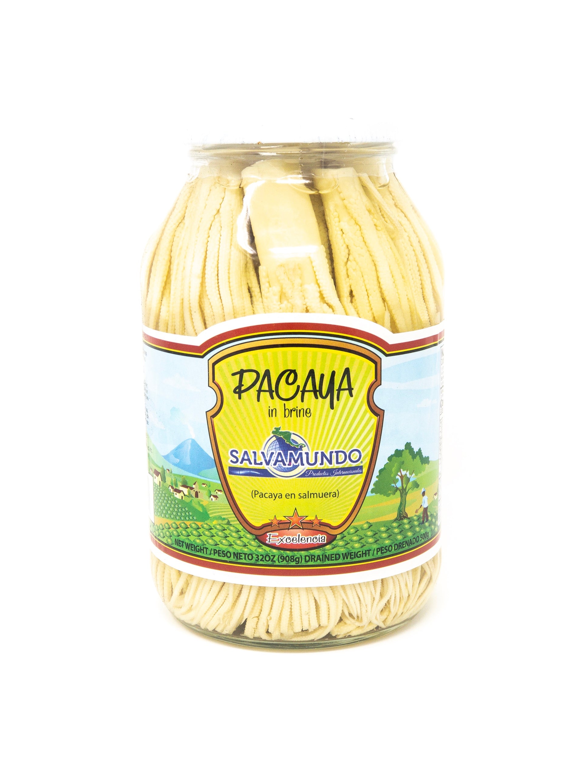SALVAMUNDO PACAYA IN BRINE 32OZ