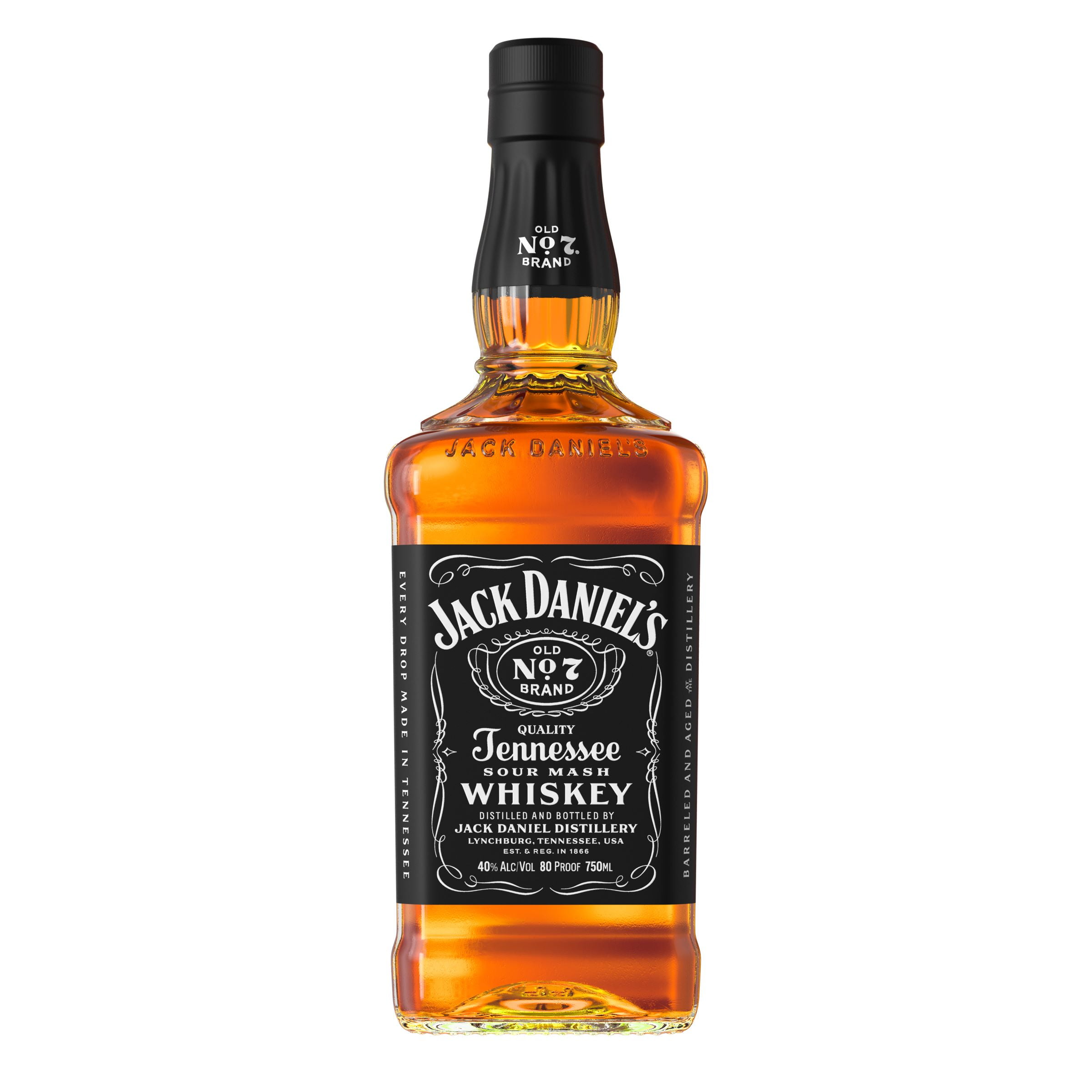 JACK DANIELS TENNESSEE WHISKEY 750ML