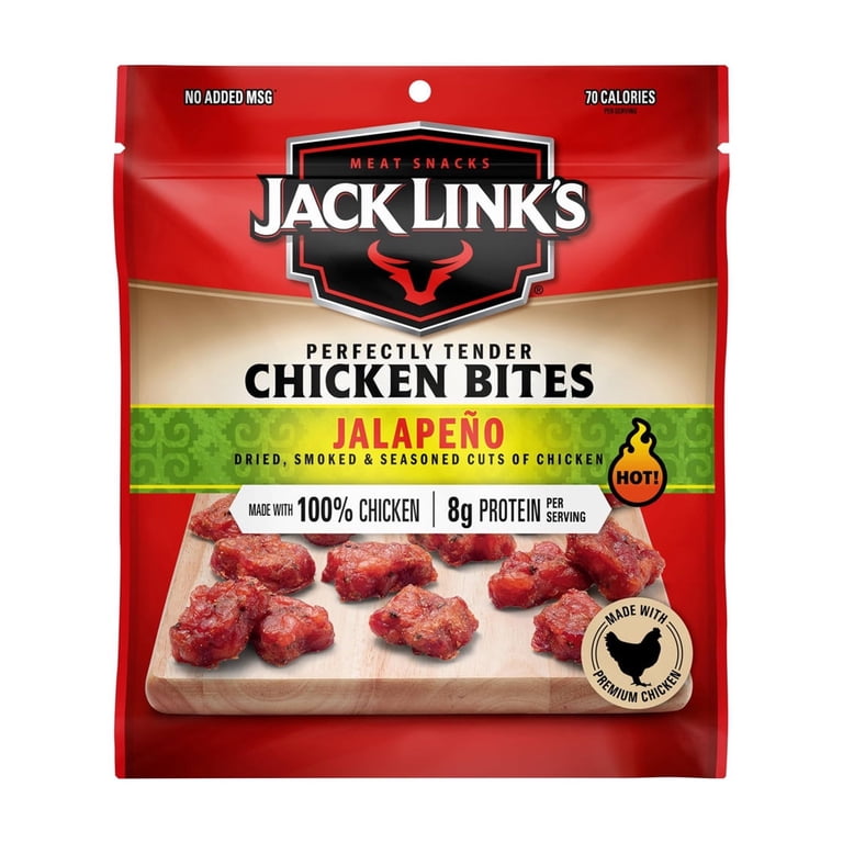 JACK LINKS CHICKEN BITES JALAPENO 3.25OZ