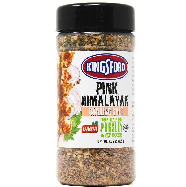 KINGSFORD PINK HIMALAYAN GRILLING SALT WITH PARSLE